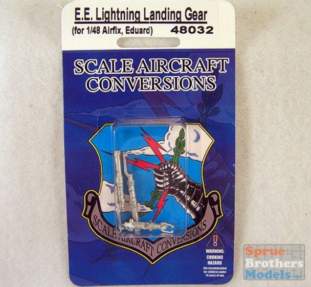 SAC48032 1:48 Scale Aircraft Conversions - E.E. Lightning Landing Gear (AFX/EDU kit) #48032
