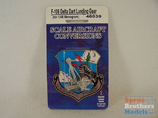 SAC48039 1:48 Scale Aircraft Conversions - F-106 Delta Dart Landing Gear (REV kit) #48039