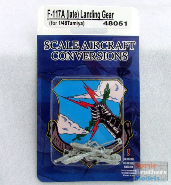 SAC48051 1:48 Scale Aircraft Conversions - F-117A Nighthawk Late Landing Gear (TAM kit) #48051