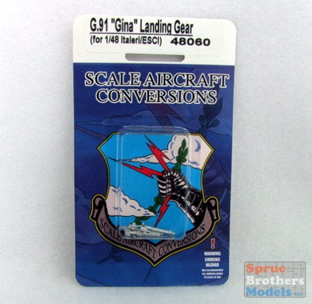 SAC48060 1:48 Scale Aircraft Conversions - G.91 Gina Landing Gear (ITA/ESC kit) #48060