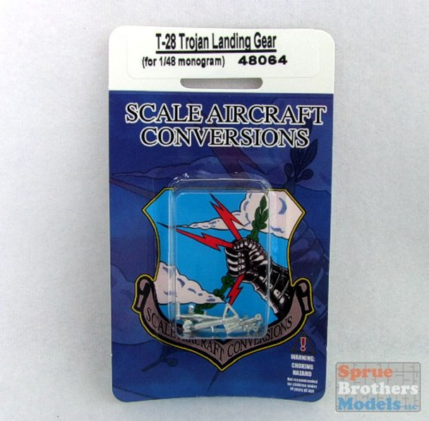 SAC48064 1:48 Scale Aircraft Conversions - T-28 Trojan Landing Gear (MON kit) #48064