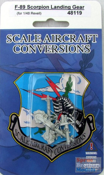 SAC48119 1:48 Scale Aircraft Conversions - F-89 Scorpion Landing Gear (REV kit) #48119