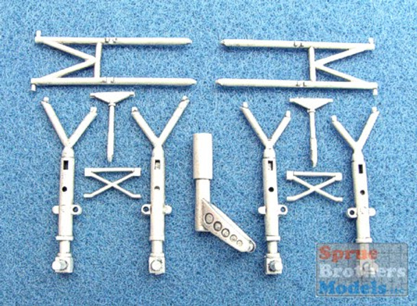 SAC48122 1:48 Scale Aircraft Conversions - SM.79 Landing Gear (TRP kit) #48122