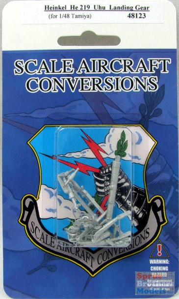 SAC48123 1:48 Scale Aircraft Conversions - He 119 Uhu Landing Gear (TAM kit) #48123