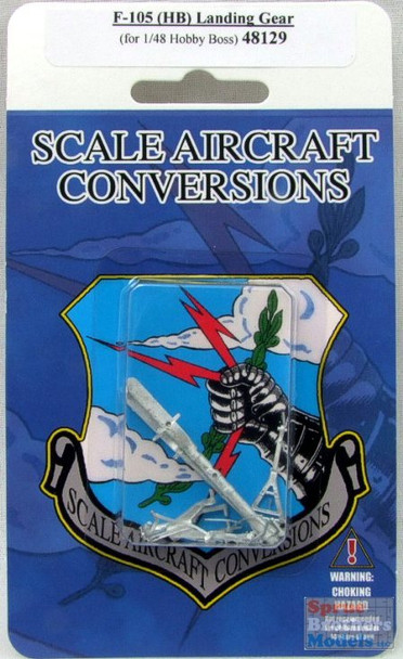 SAC48129 1:48 Scale Aircraft Conversions - F-105 Thunderchief Landing Gear (HBS kit) #48129