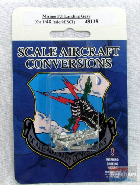 SAC48138 1:48 Scale Aircraft Conversions - Mirage F.1 Landing Gear (ITA/ESC kit) #48138