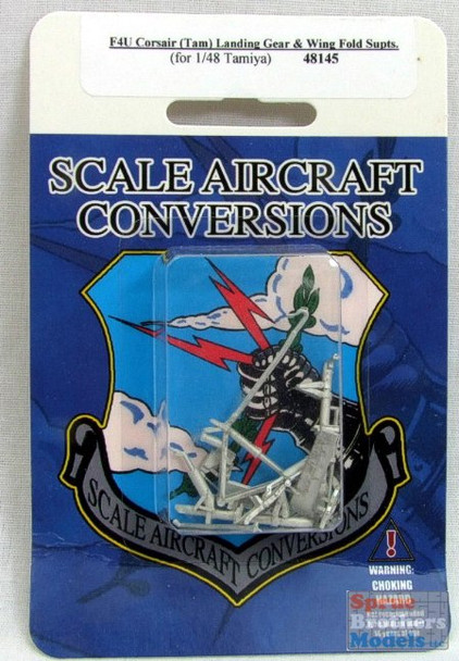 SAC48145 1:48 Scale Aircraft Conversions - F4U Corsair Landing Gear & Wing Fold Supports (TAM kit) #48145