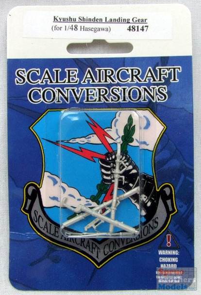 SAC48147 1:48 Scale Aircraft Conversions - Kyushu Shinden Landing Gear (HAS kit) #48147