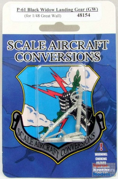 SAC48154 1:48 Scale Aircraft Conversions - P-61 Black Widow Landing Gear (GWL kit) #48154
