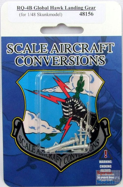 SAC48156 1:48 Scale Aircraft Conversions - RQ-4B Global Hawk Landing Gear (SKM kit) #48156