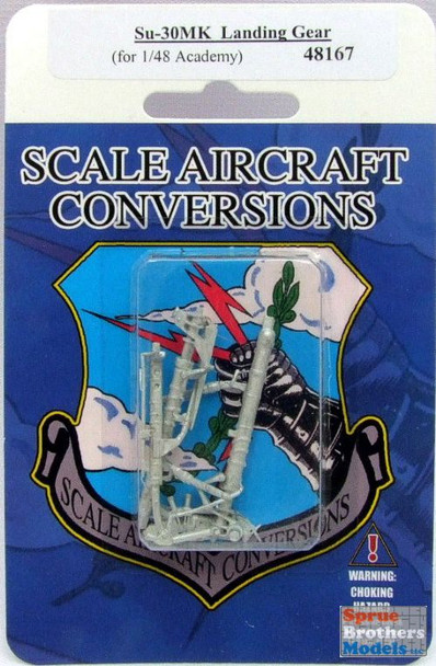 SAC48167 1:48 Scale Aircraft Conversions - Su-30MK Flanker Landing Gear (ACA kit) #48167