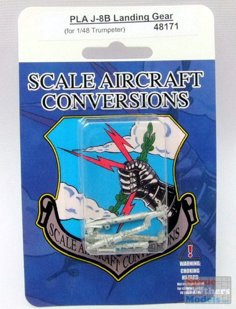 SAC48171 1:48 Scale Aircraft Conversions - PLA J-8B Landing Gear (HBSTRP kit) #48171