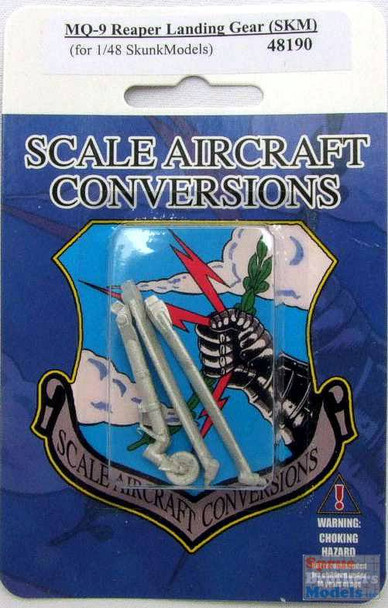 SAC48190 1:48 Scale Aircraft Conversions - MQ-9 Reaper Landing Gear (SKM kit)