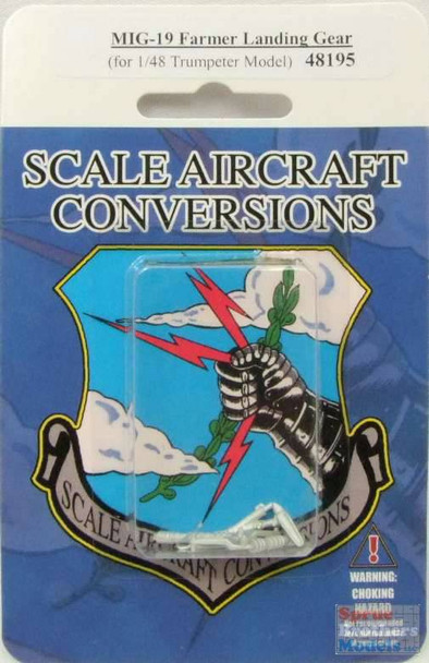 SAC48195 1:48 Scale Aircraft Conversions - MiG-19 Farmer Landing Gear (TRP kit)