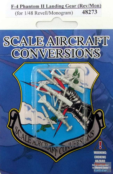 SAC48273 1:48 Scale Aircraft Conversions - F-4C/D Phantom II Landing Gear (REV kit)