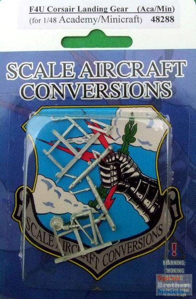 SAC48288 1:48 Scale Aircraft Conversions - F4U Corsair Landing Gear (ACA/MIN kit)