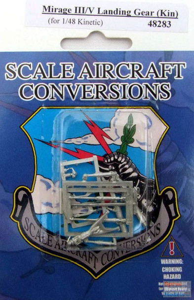 SAC48283 1:48 Scale Aircraft Conversions - Mirage III / V Landing Gear (KIN kit)