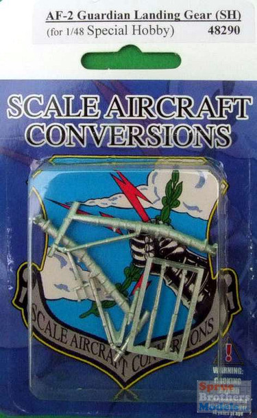 SAC48290 1:48 Scale Aircraft Conversions - AF-2 Guardian Landing Gear (SPH kit)