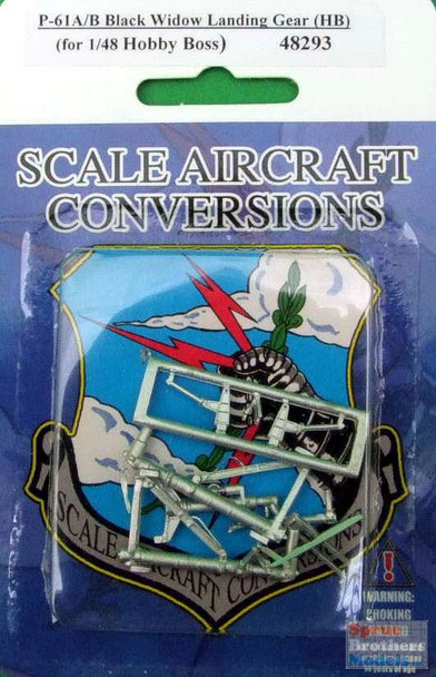 SAC48293 1:48 Scale Aircraft Conversions - P-61A P-61B Black Widow Landing Gear (HBS kit)