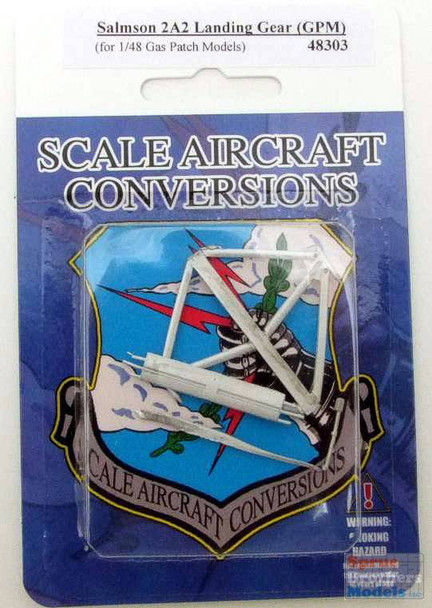 SAC48303 1:48 Scale Aircraft Conversions - Salmson 2A2 Landing Gear (GPT kit)