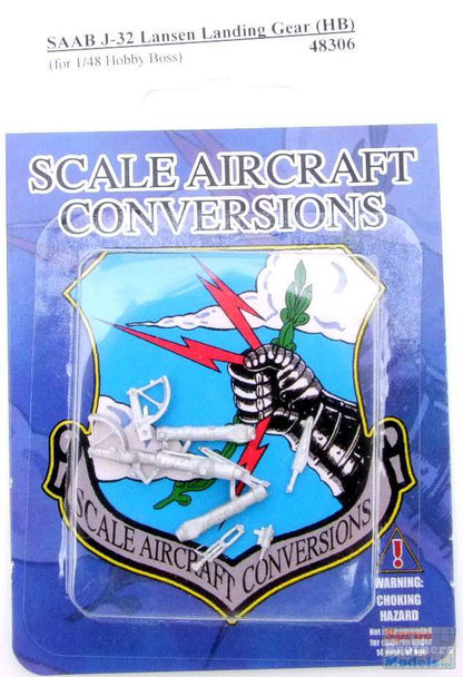 SAC48306 1:48 Scale Aircraft Conversions - Saab J-32 Lansen Landing Gear (HBS kit)