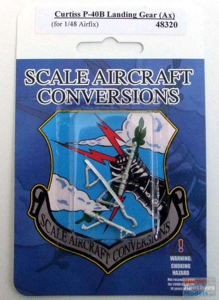SAC48320 1:48 Scale Aircraft Conversions - Curtiss P-40B Warhawk Landing Gear (AFX kit)