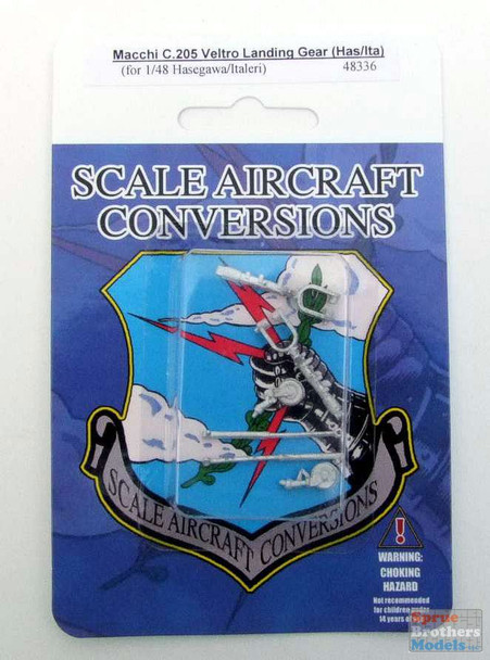 SAC48336 1:48 Scale Aircraft Conversions - Macchi C.205 Veltro Landing Gear (HAS/ITA kit)