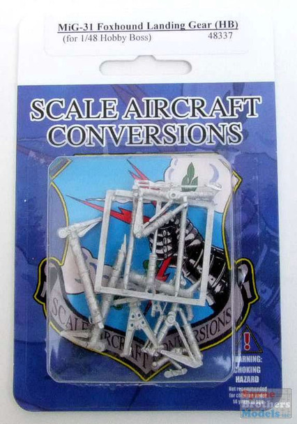 SAC48337 1:48 Scale Aircraft Conversions - MiG-31 Foxhound Landing Gear (HBS kit)