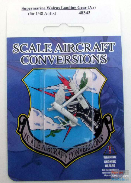 SAC48343 1:48 Scale Aircraft Conversions - Supermarine Walrus Landing Gear (AFX kit)