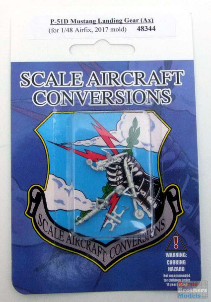 SAC48344 1:48 Scale Aircraft Conversions - P-51D Mustang Landing Gear (AFX kit)