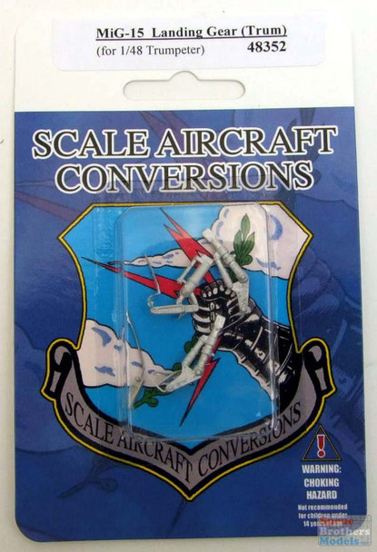 SAC48352 1:48 Scale Aircraft Conversions - MiG-15 Fagot Landing Gear (TRP kit)