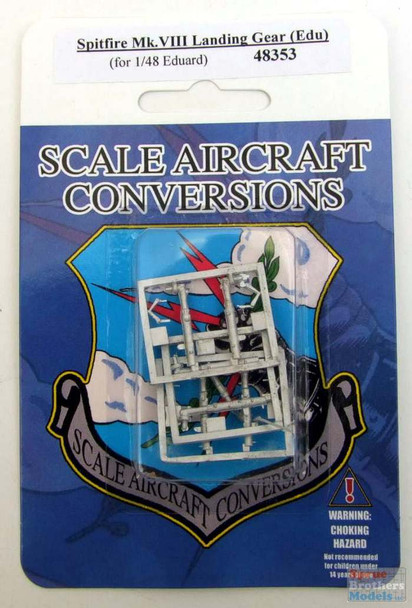 SAC48353 1:48 Scale Aircraft Conversions - Spitfire Mk.VIII Landing Gear (EDU kit)