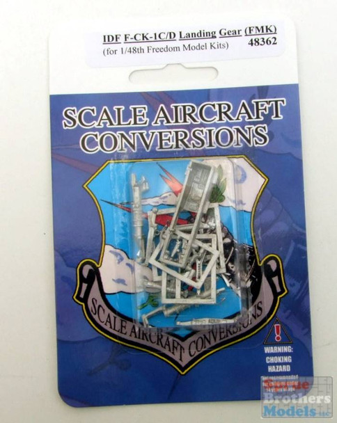 SAC48362 1:48 Scale Aircraft Conversions - IDF F-CK-1C/D Landing Gear (FMK kit)