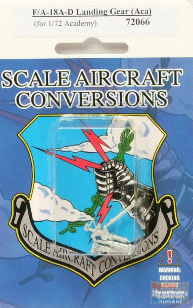 SAC72066 1:72 Scale Aircraft Conversions - F/A-18A-D Hornet Landing Gear Set (ACA kit)