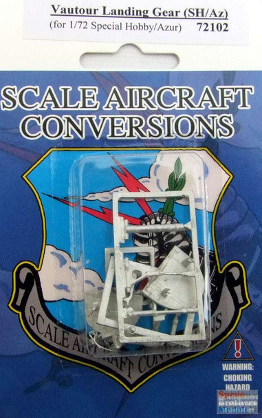 SAC72102 1:72 Scale Aircraft Conversions - Vautour Landing Gear Set (SPH/AZR kit)
