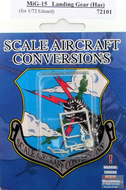 SAC72101 1:72 Scale Aircraft Conversions - MiG-15 Fagot Landing Gear Set (EDU kit)