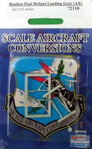 SAC72110 1:72 Scale Aircraft Conversions - Boulton Paul Defiant Landing Gear Set (AFX kit)