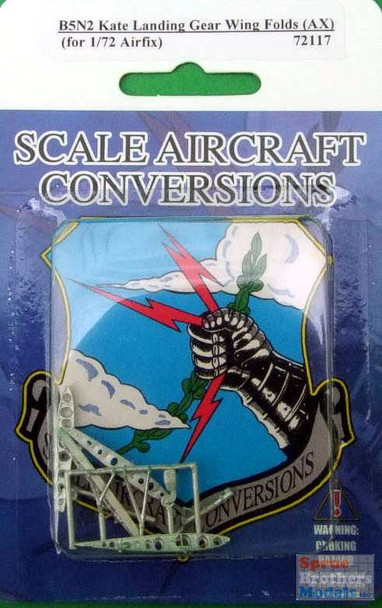 SAC72117 1:72 Scale Aircraft Conversions - B5N2 Kate Landing Gear Set (AFX kit)