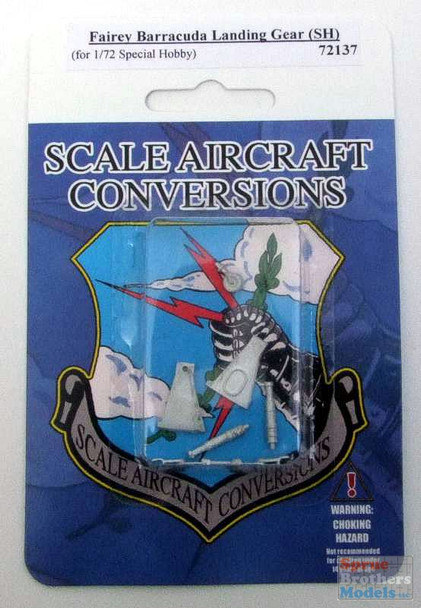 SAC72137 1:72 Scale Aircraft Conversions - Fairey Barracuda Landing Gear (SPH kit)