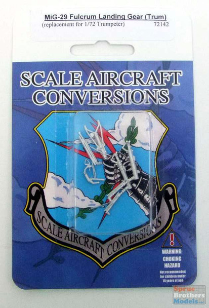 SAC72142 1:72 Scale Aircraft Conversions - MiG-21 Fulcrum Landing Gear (TRP kit)