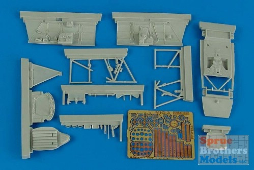 ARS2158 1:32 Aires MiG-3 Cockpit Set (TRP kit) #2158 - Sprue