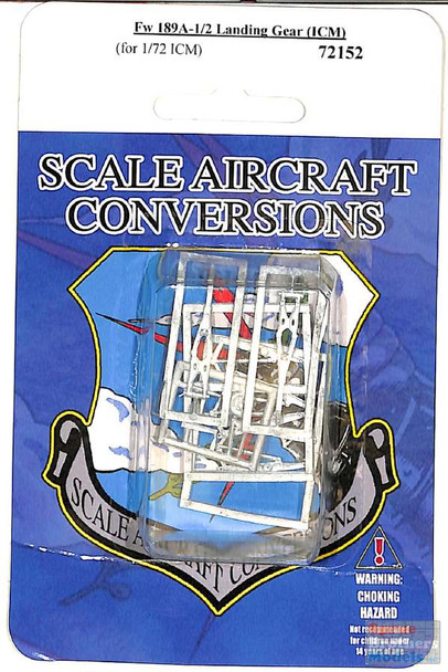 SAC72152 1:72 Scale Aircraft Conversions - Fw 189A-1/2 Landing Gear (ICM kit)