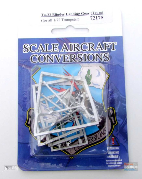 SAC72175 1:72 Scale Aircraft Conversions - Tu-22 Blinder Landing Gear (TRP kit)