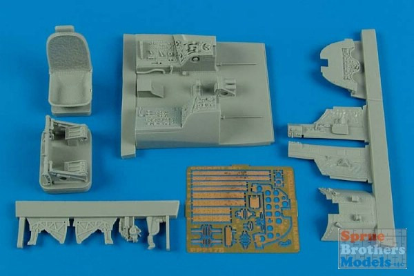 ARS2178 1:32 Aires A-1H Skyraider Cockpit Set (ZKM kit) - Sprue