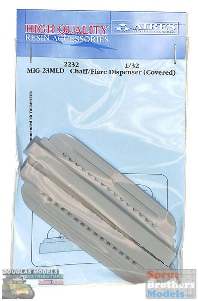 ARS2232 1:32 Aires MiG-23MLD Flogger Chaff/Flare Dispenser-Covered (TRP kit)