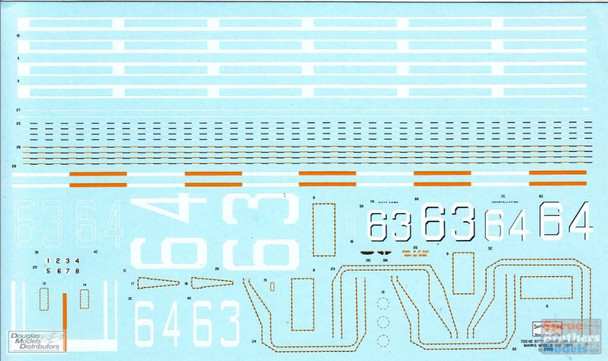 SFD700110 1:700 Starfighter Decals - USS Kitty Hawk CV-63 USS Constellation CV-64 Markings