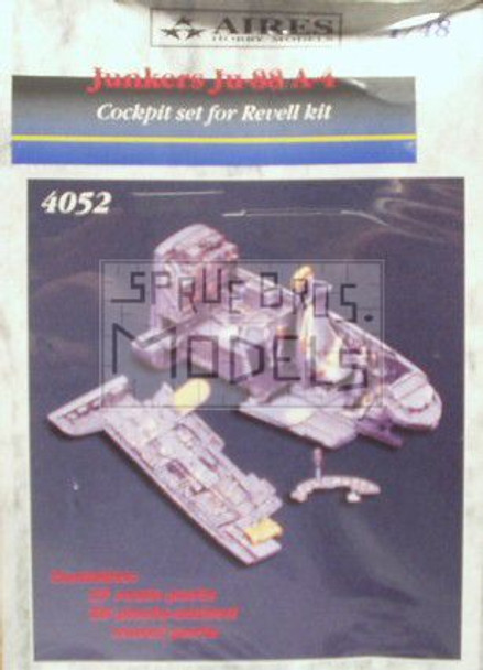 ARS4052 1:48 Aires Ju88A-4 Cockpit Set (REV kit) #4052