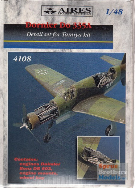 ARS4108 1:48 Aires Dornier Do 335A Arrow Super Detail Set (TAM kit) #4108