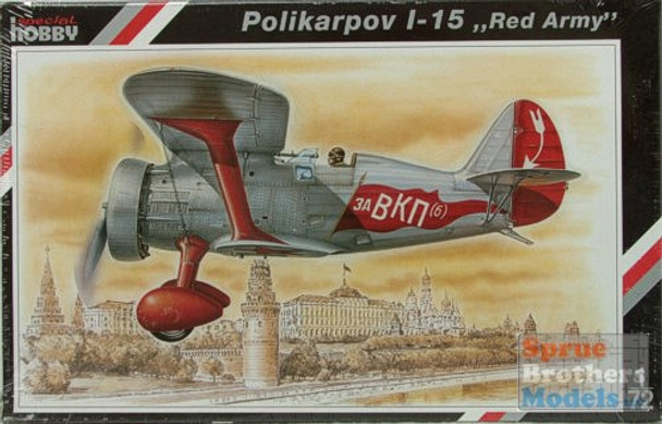 SPH72085 1:72 Special Hobby Polikarpov I-15 "Red Army"