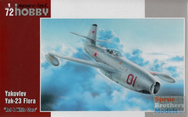 SPH72248 1:72 Special Hobby Yak-23 Flora "Red & White Stars"